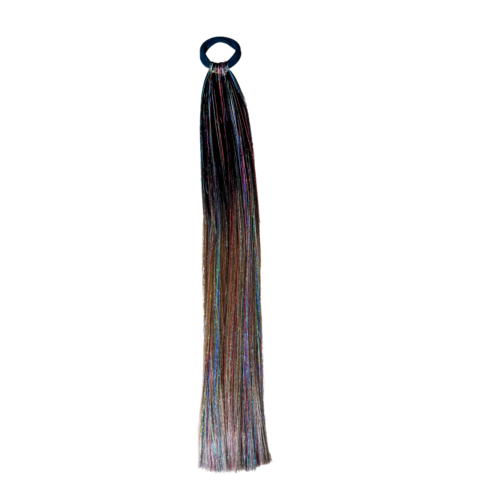 Reusable Mini Straight Ponytail - Choc Milkshake (40cm)
