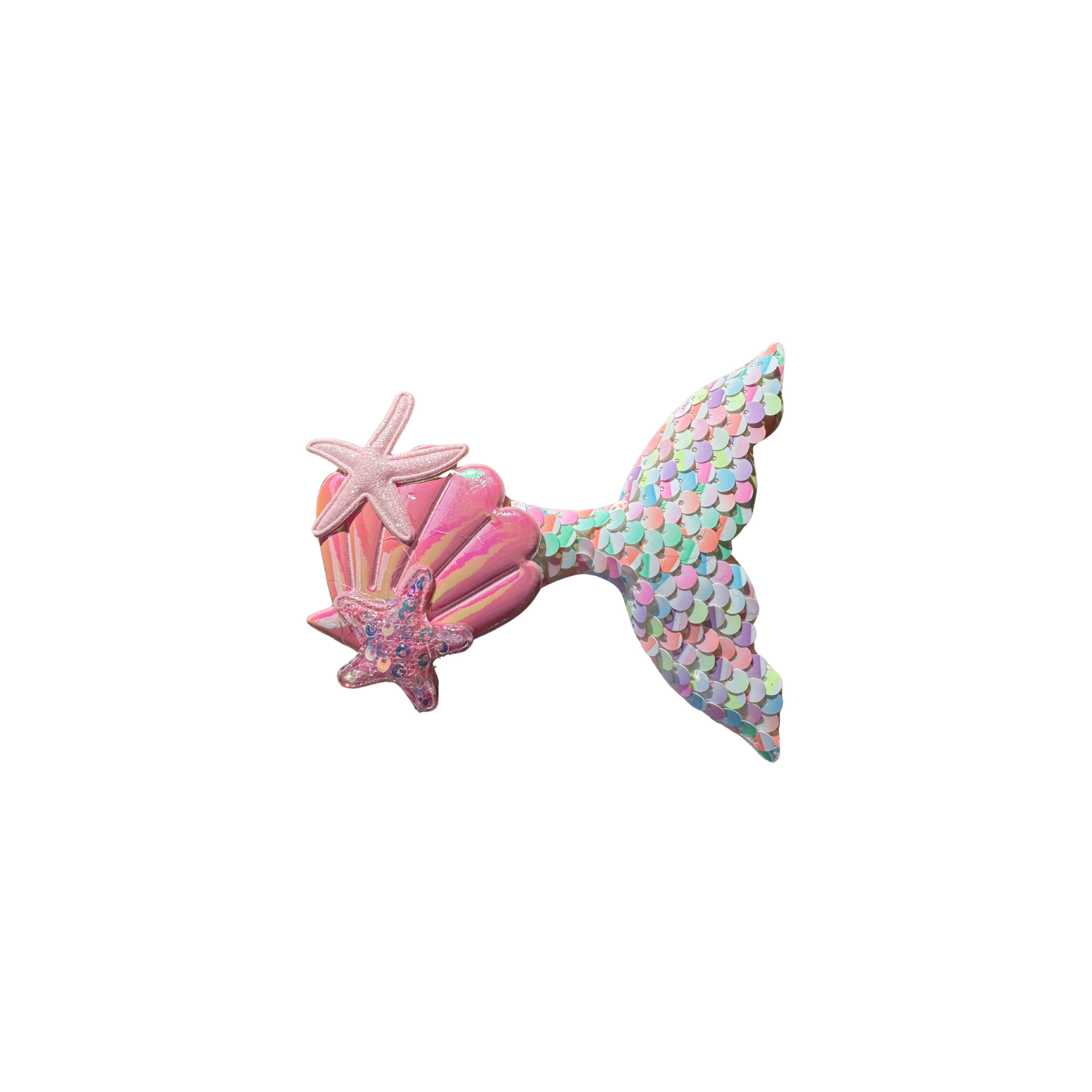 Mermaid Tail Hair Clip - Pink
