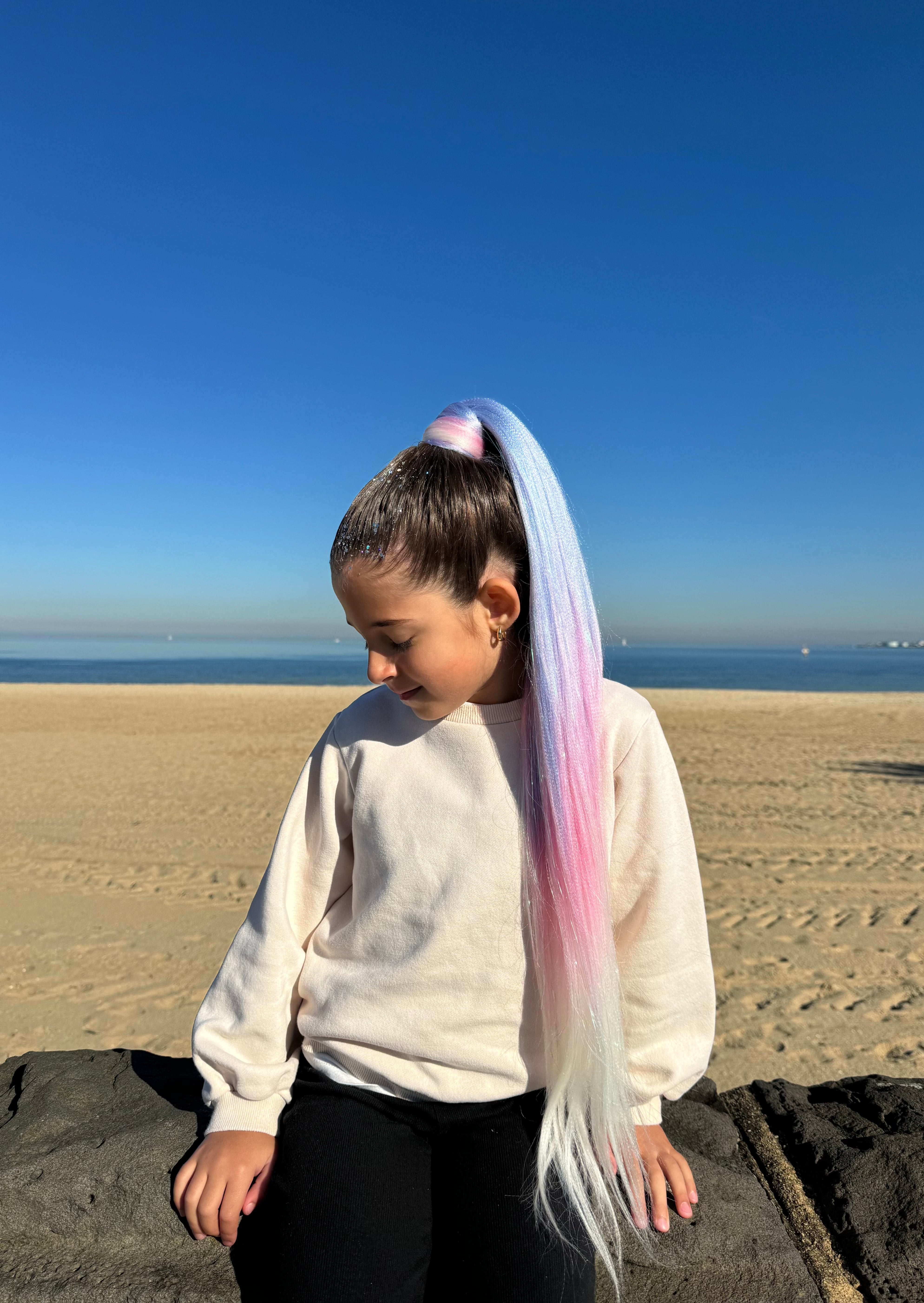Reusable Straight Ponytail - Pixie Dust (60cm)