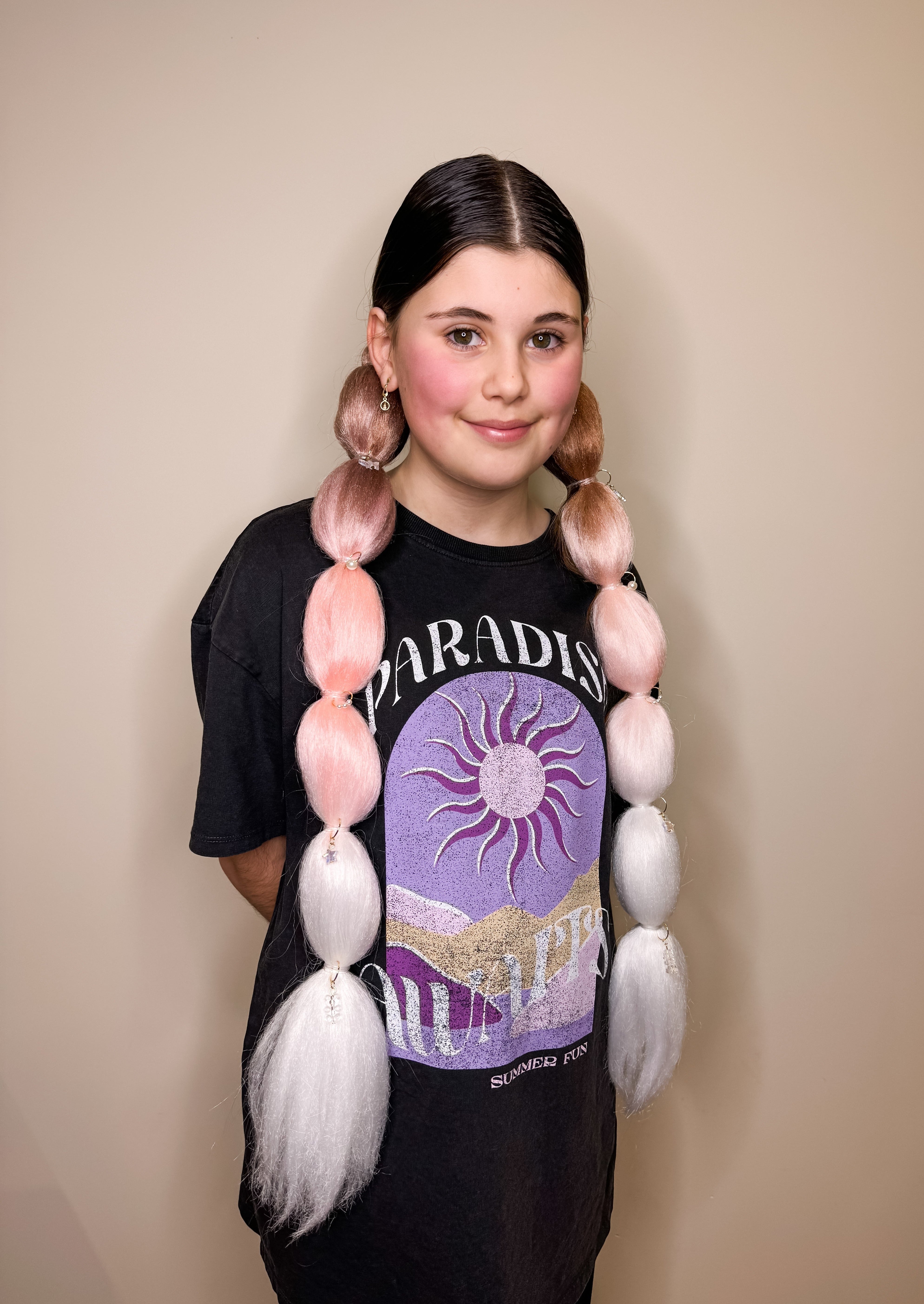 Reusable Bubble Ponytail - Marshmallow (60CM)