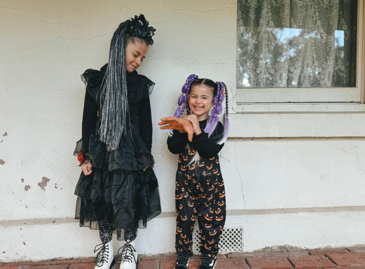 Reusable Bubble Braid Ponytail - Trick-Or-Treat (50CM) SET OF 2