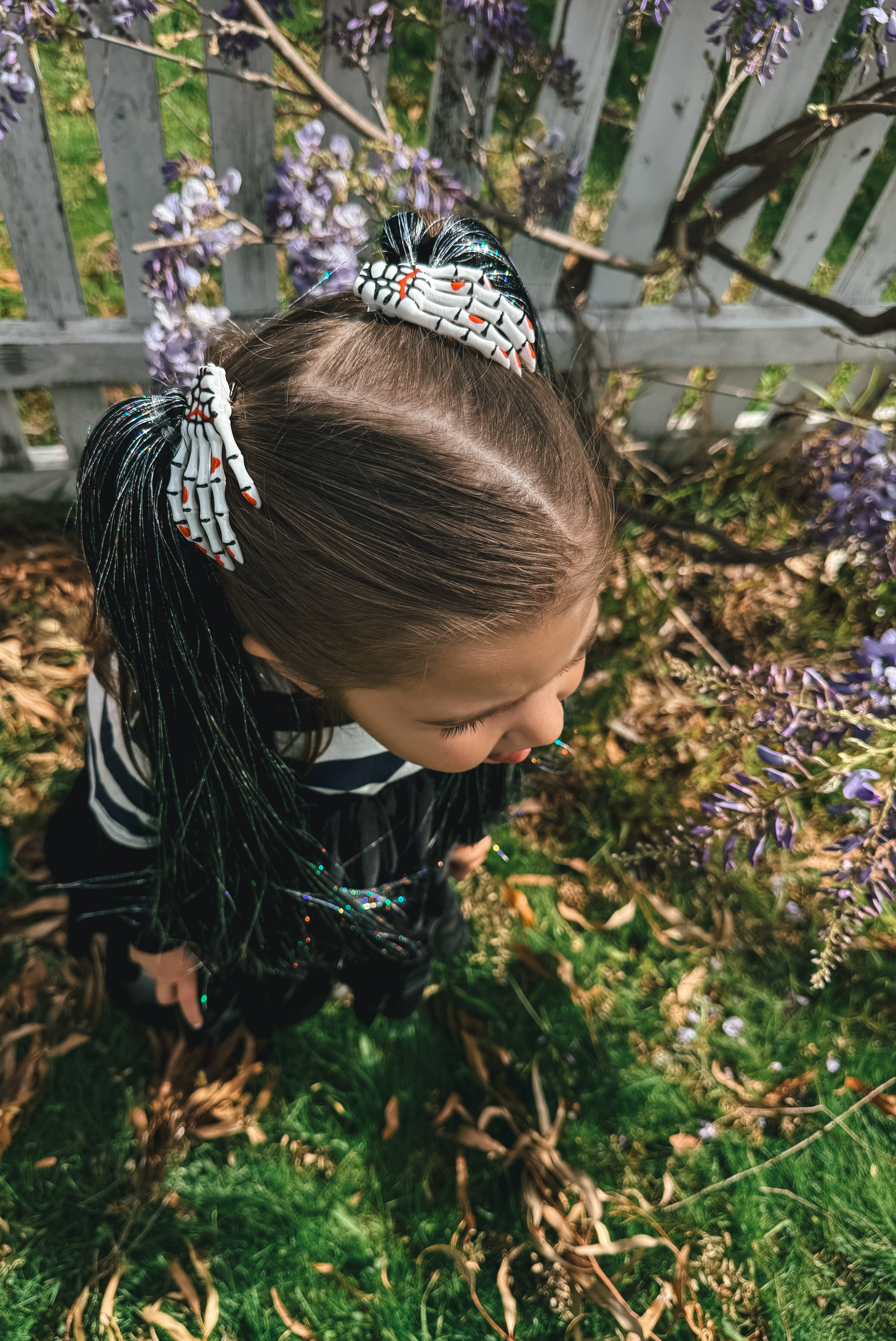 Reusable Mini Ponytail Straight - Midnight Whisper (40cm)
