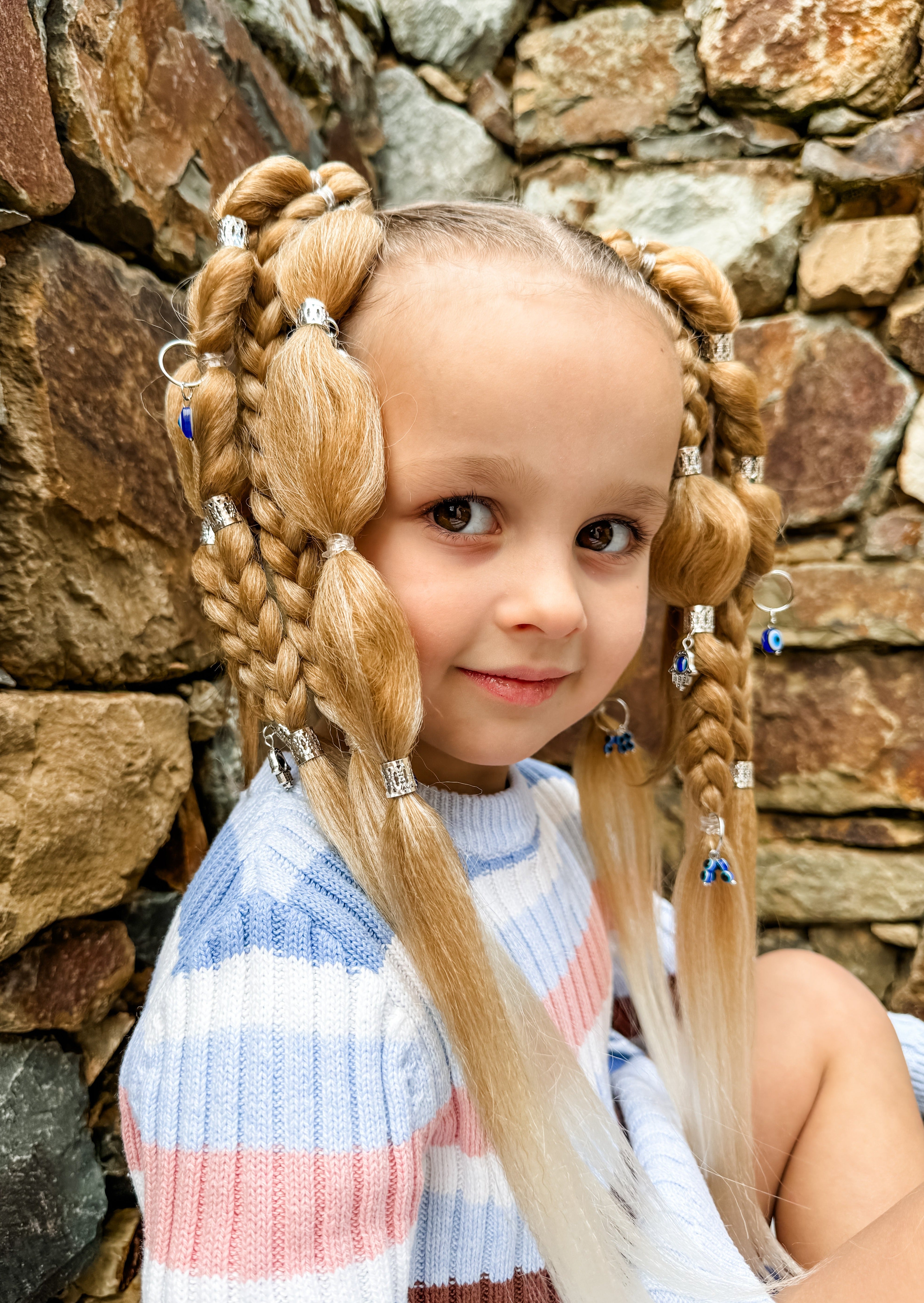 Reusable Bubble Braid Ponytail - Goldilocks (50CM)