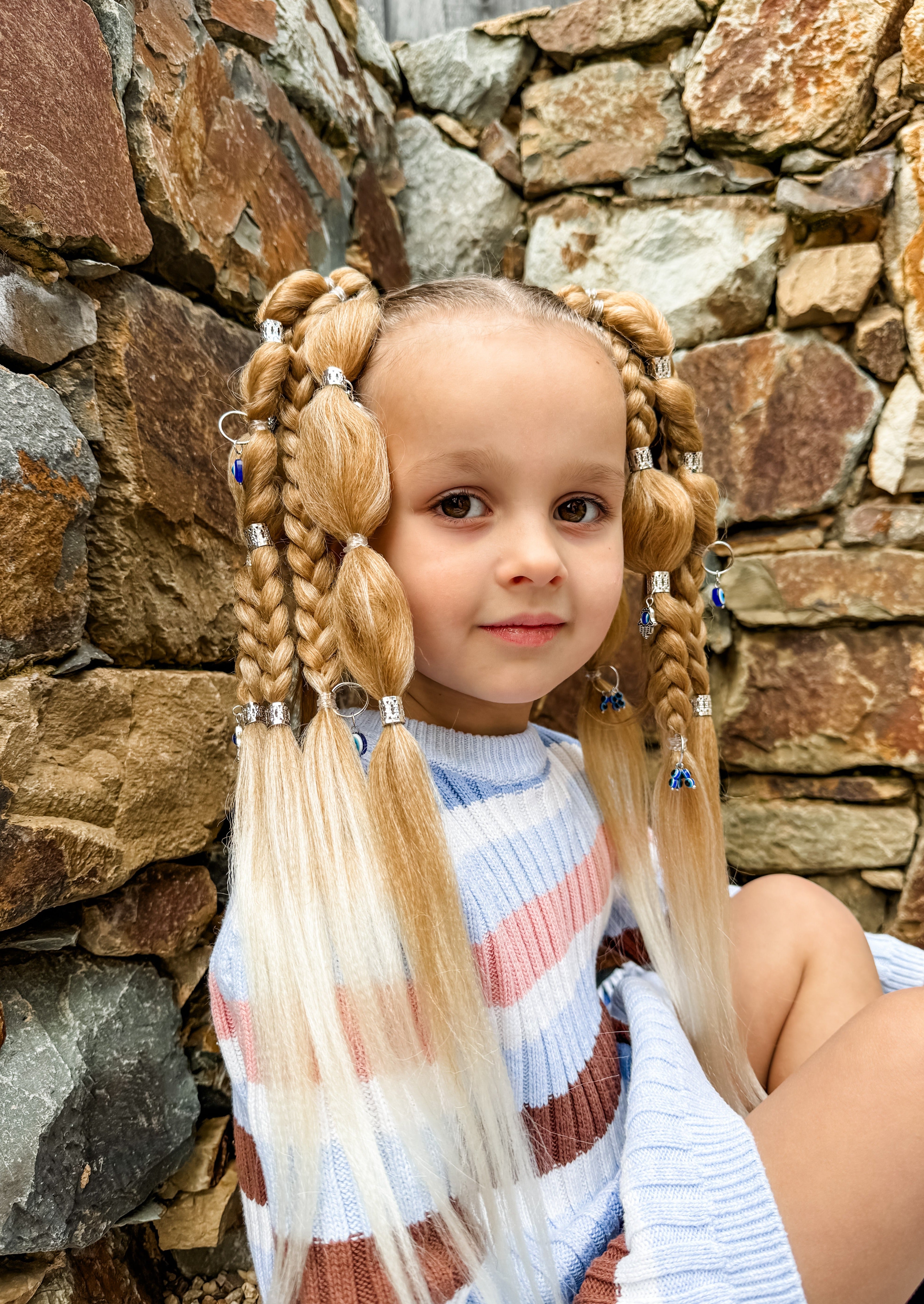 Reusable Bubble Braid Ponytail - Goldilocks (50CM)