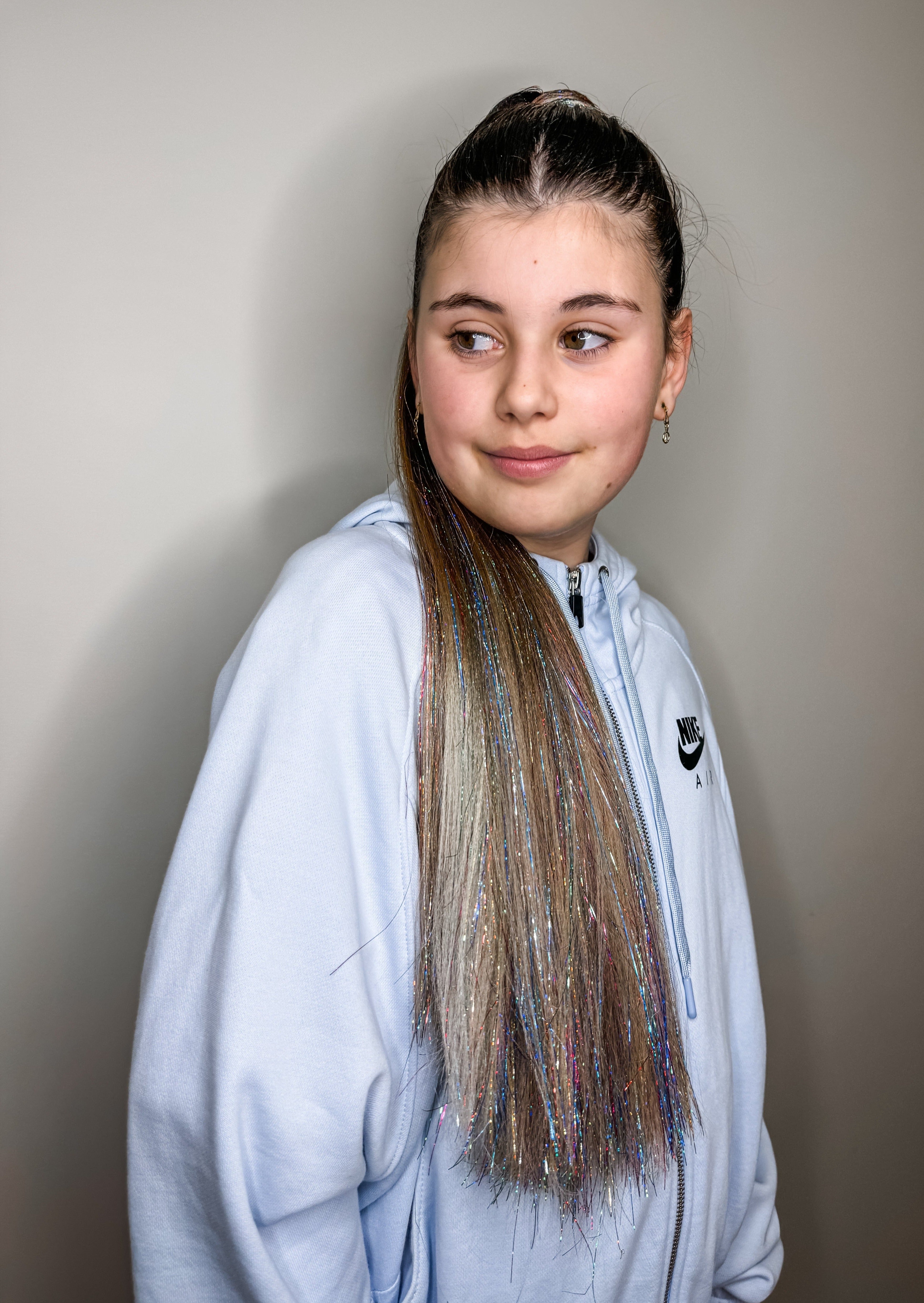 Reusable Straight Ponytail - Choc Milkshake (60cm)