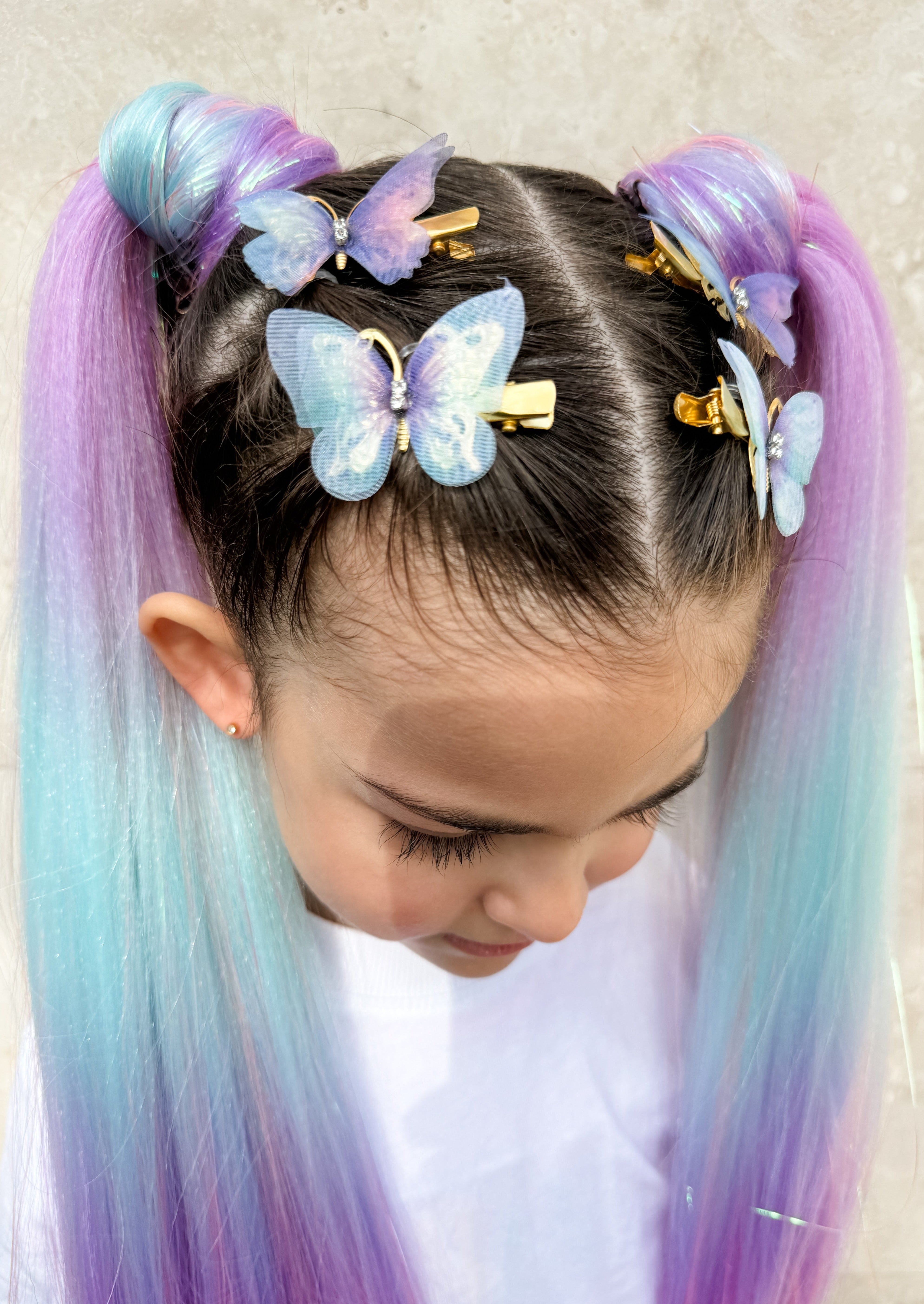 Reusable Mini Straight Ponytail - Fruit Tingle (40cm)